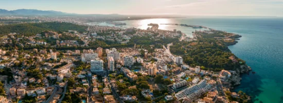 Palma di Maiorca vista dall’alto