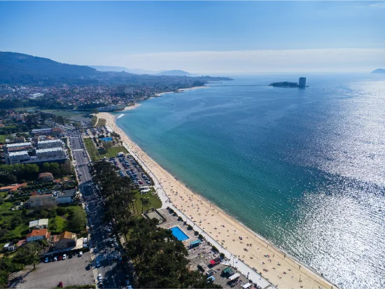 La spiaggia di Samil a Vigo
