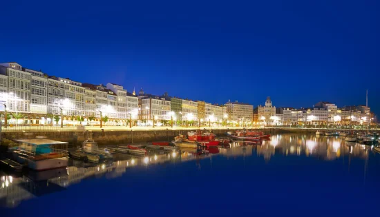 la-coruna-sunset-port-marina-galicia-spain