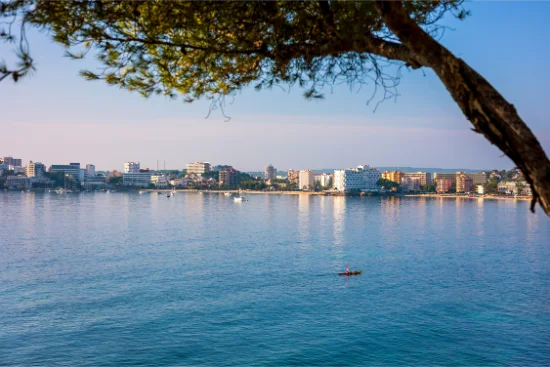 Panorama di Palmanova e della costa di Maiorca