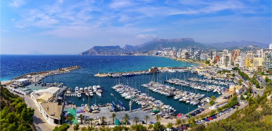Marina di Calpe sulla Costa Blanca