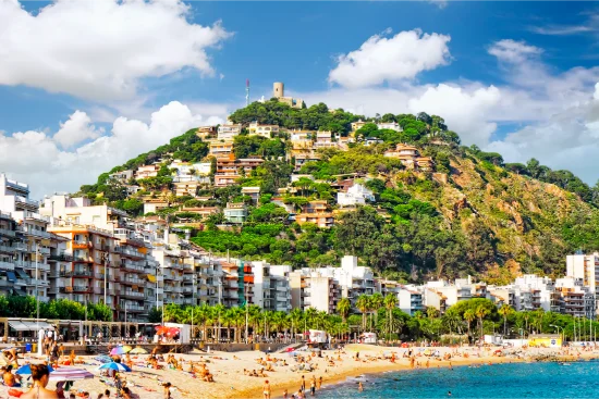 Lungomare e spiaggia di Barcellona