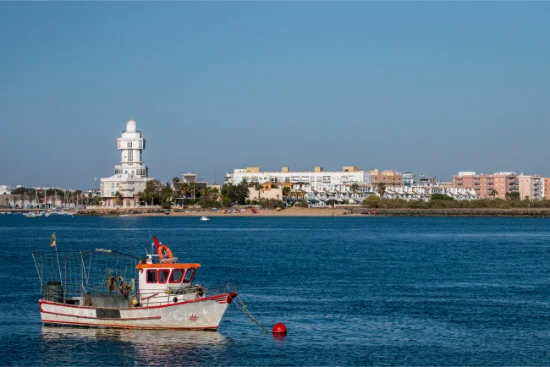 Costa nei pressi di Isla Cristina in Spagna