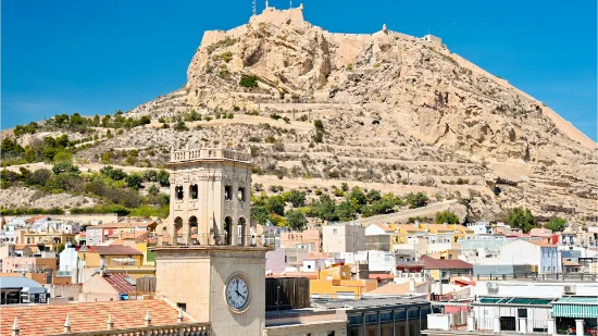 view-alicante-city-hall-santa-barbara-castle
